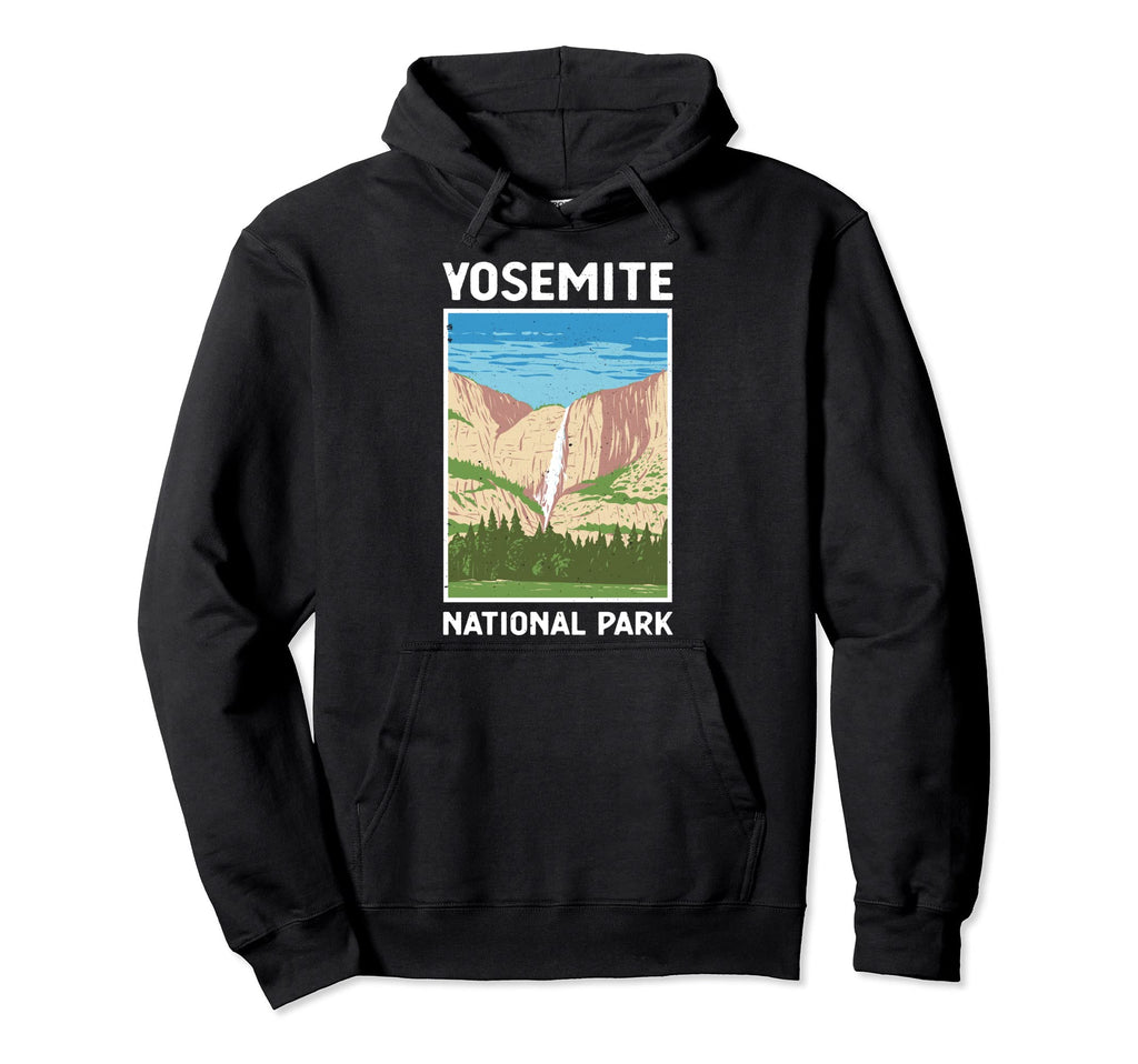 Yosemite National Park Outdoor Camping Hoodie - Minimalist Print Unisex - T-Shirt, Sweatshirt, Hoodie