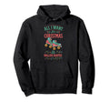 All I Want Is Roller Skates Hoodie - Novelty Apparel for Adults - T-Shirt, Sweatshirt, Hoodie