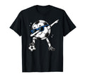 Dabbing Soccer Ball Halftone Funny T-Shirt - Novelty Apparel Men Women - T-Shirt, Sweatshirt, Hoodie