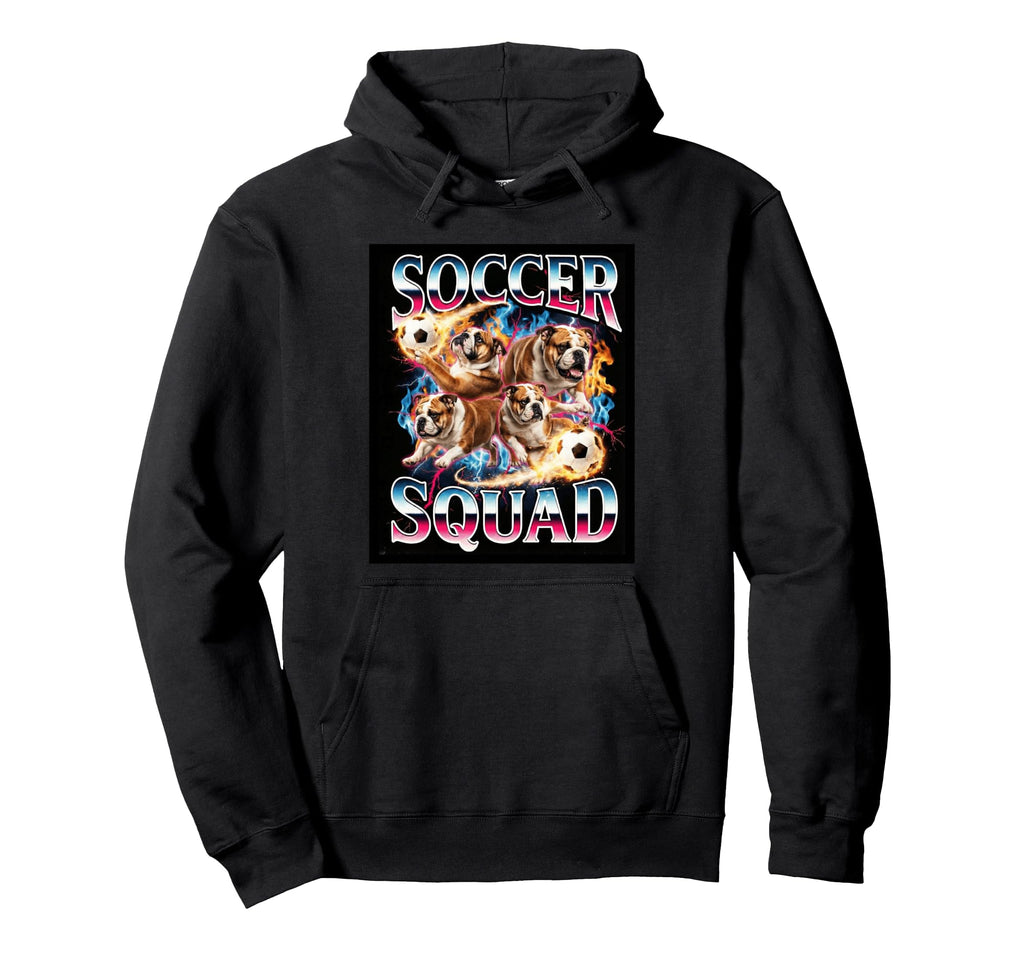 Funny Soccer Squad Meme Bootleg Hoodie - Novelty Apparel for Adults - T-Shirt, Sweatshirt, Hoodie