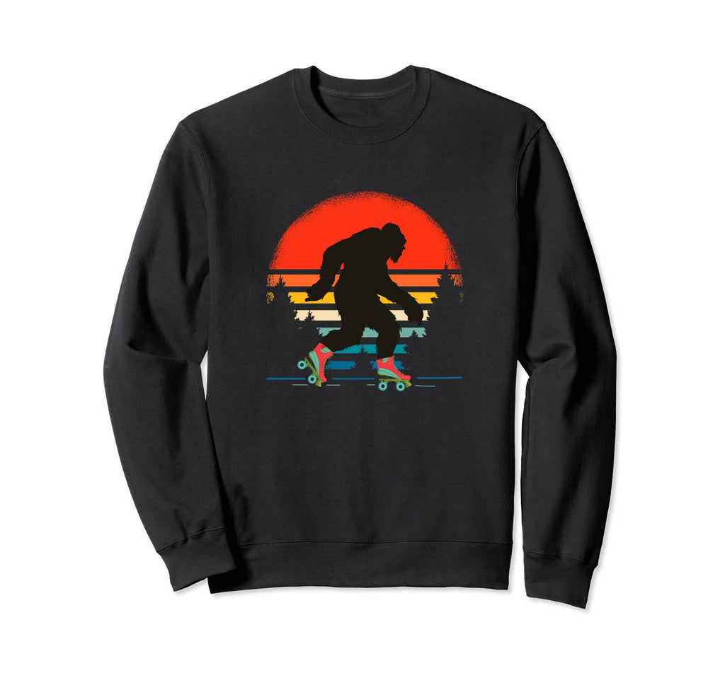 Bigfoot Believer Skates Rollerskating Sweatshirt - Novelty Apparel Unisex - T-Shirt, Sweatshirt, Hoodie