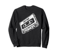 Old School Hip Hop Cassette Worn Sweatshirt - Aesthetic Graphic Men Women - T-Shirt, Sweatshirt, Hoodie