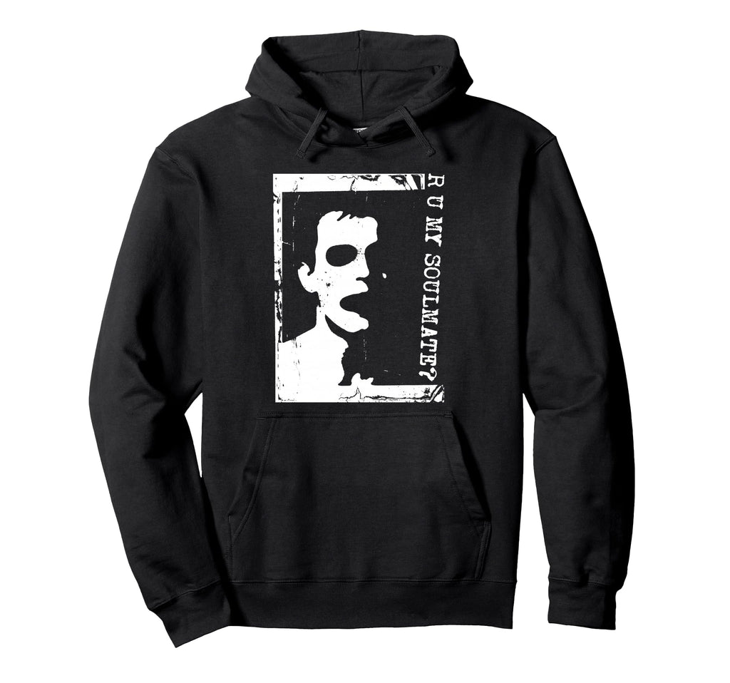 Punk Goth 90S Grunge Stencil Distressed Hoodie - Aesthetic Graphic Unisex - T-Shirt, Sweatshirt, Hoodie