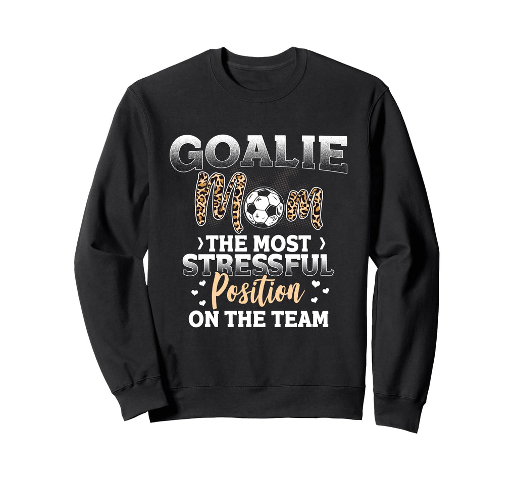 Soccer Lover Leopard Pattern Soccer Sweatshirt - Streetwear Style Unisex - T-Shirt, Sweatshirt, Hoodie