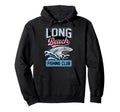 Long Beach Fishing Club Shark California Hoodie - Graphic Print for Adults - T-Shirt, Sweatshirt, Hoodie