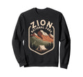 Zion Coordinates Utah National Park Sweatshirt - Novelty Apparel for Adults - T-Shirt, Sweatshirt, Hoodie