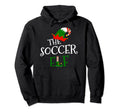 Soccer Elf Family Matching Group Hoodie - Fun Novelty Design for Adults - T-Shirt, Sweatshirt, Hoodie