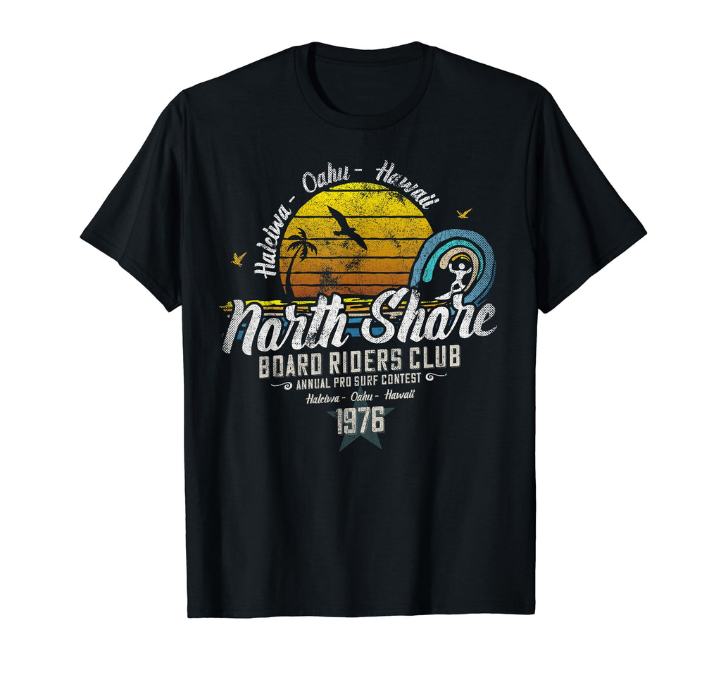 North Shore Board Riders Surfing Club T-Shirt - Unique Graphic Men Women - T-Shirt, Sweatshirt, Hoodie