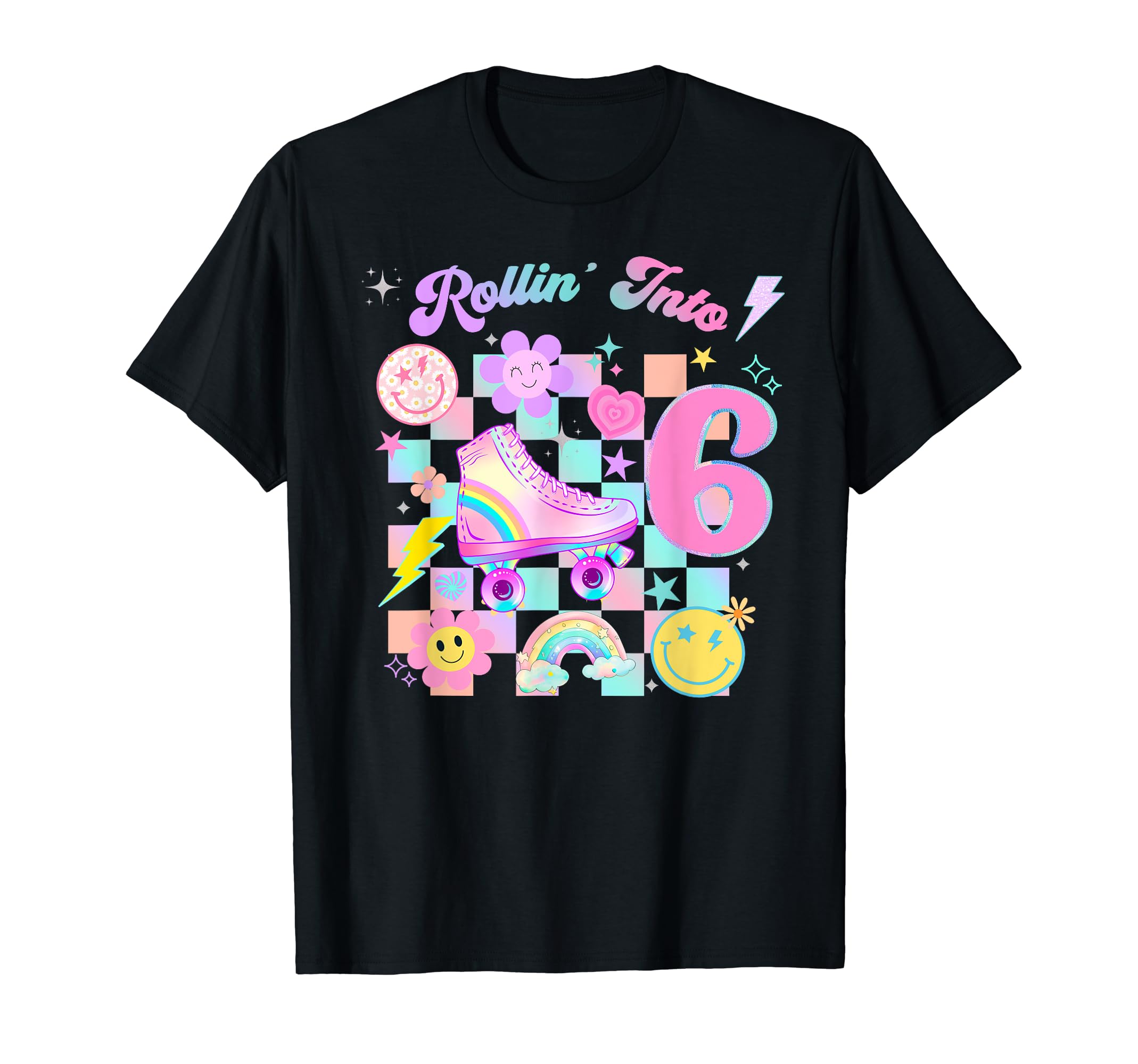 Roller Skating Birthday Groovy Skater T-Shirt - Streetwear Style Men Women - T-Shirt, Sweatshirt, Hoodie