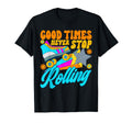 Roller Skating Never Stop Rolling Skate T-Shirt - Aesthetic Graphic Unisex - T-Shirt, Sweatshirt, Hoodie