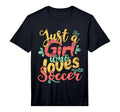 Just Who Loves Soccer Gift Performance T-Shirt - Unique Graphic Unisex - T-Shirt, Sweatshirt, Hoodie