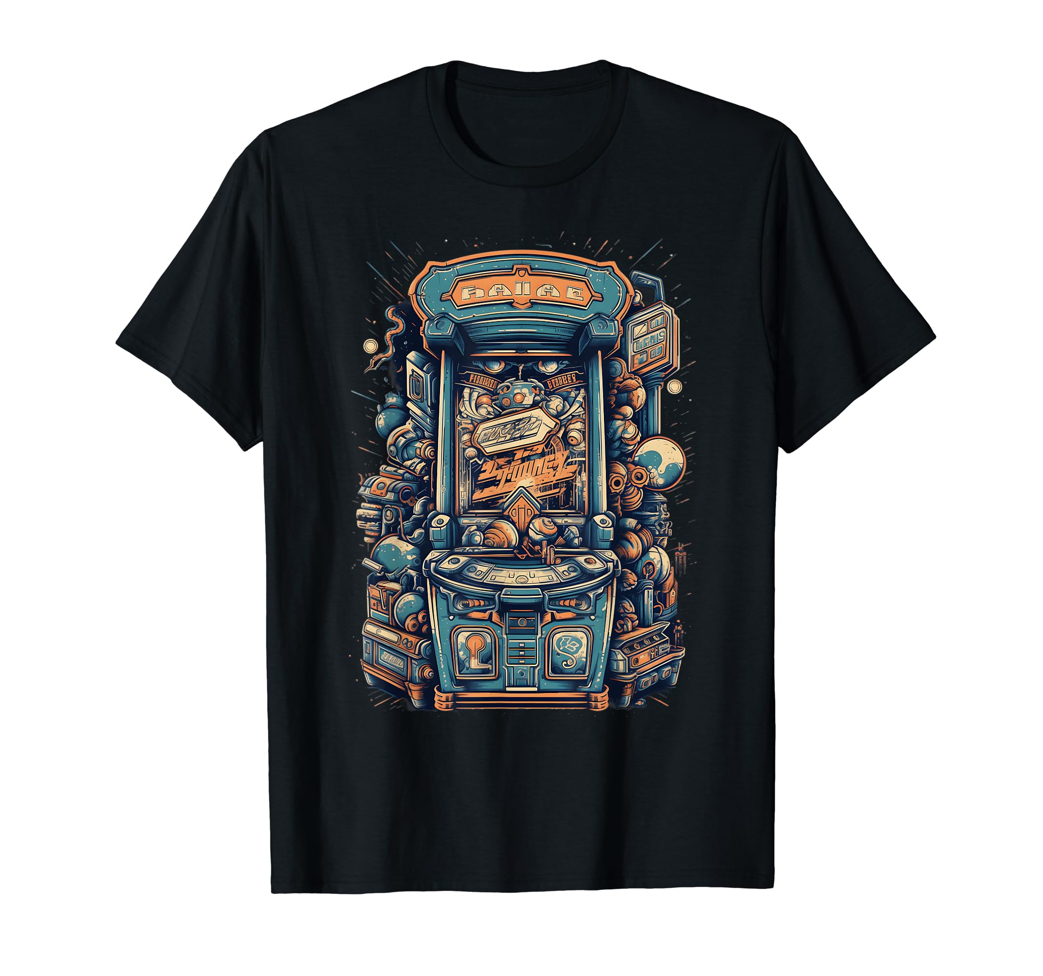 Arcade Gamer Gaming Arcade Machine T-Shirt - Casual Everyday Wear Unisex - T-Shirt, Sweatshirt, Hoodie