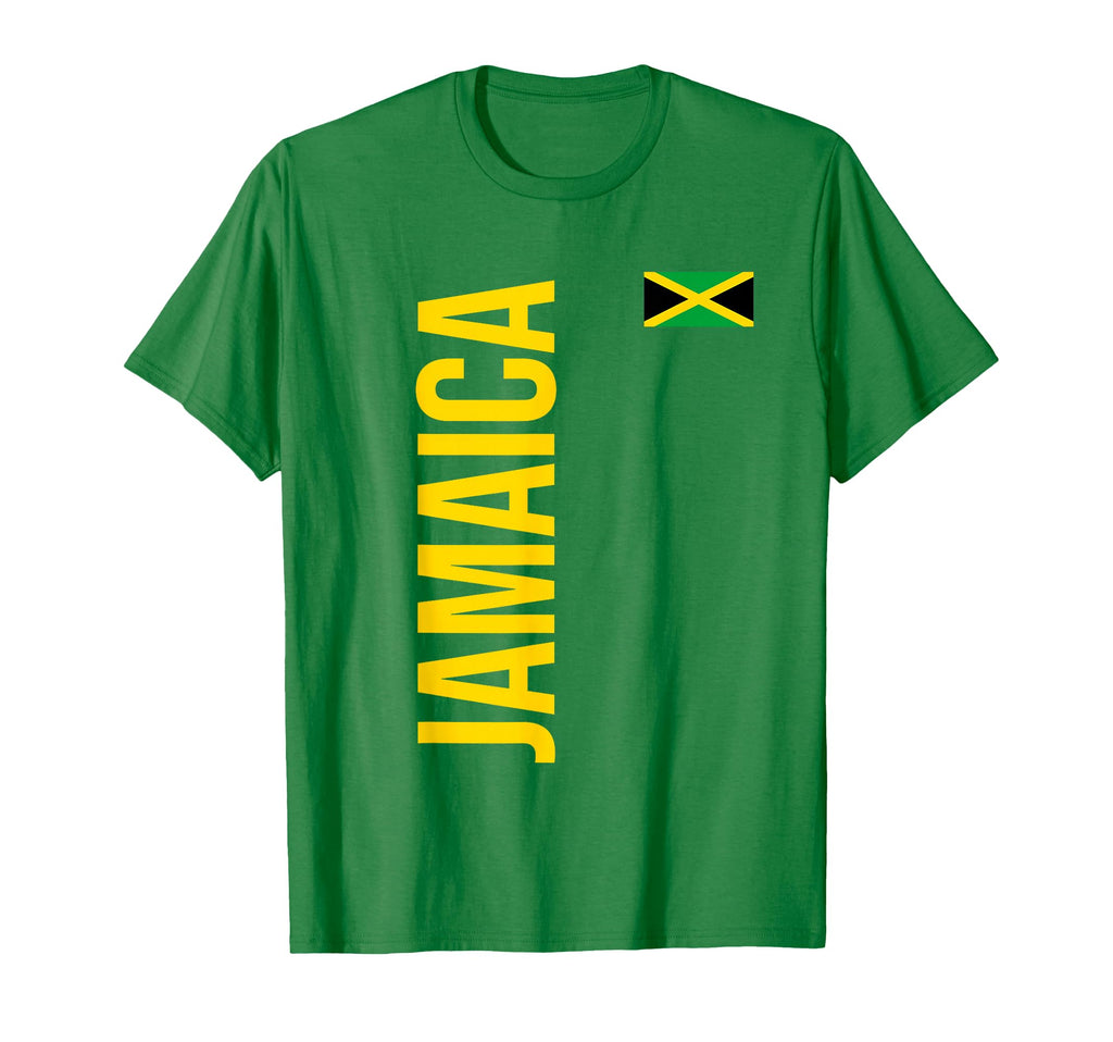 Jamaica Flag Athletic Soccer T-Shirt - Casual Everyday Wear for Adults - T-Shirt, Sweatshirt, Hoodie