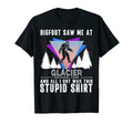 Glacier National Park Montana Bigfoot T-Shirt - Novelty Apparel Unisex - T-Shirt, Sweatshirt, Hoodie