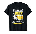 Football Season Gifts Beer Football T-Shirt - Aesthetic Graphic for Adults - T-Shirt, Sweatshirt, Hoodie