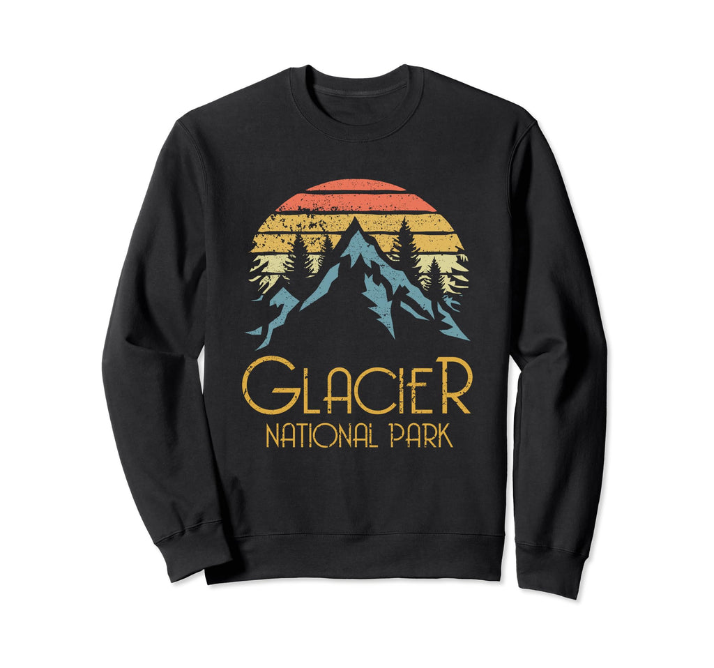 Glacier National Park Montana Sweat T-Shirt - Novelty Apparel Men Women - T-Shirt, Sweatshirt, Hoodie
