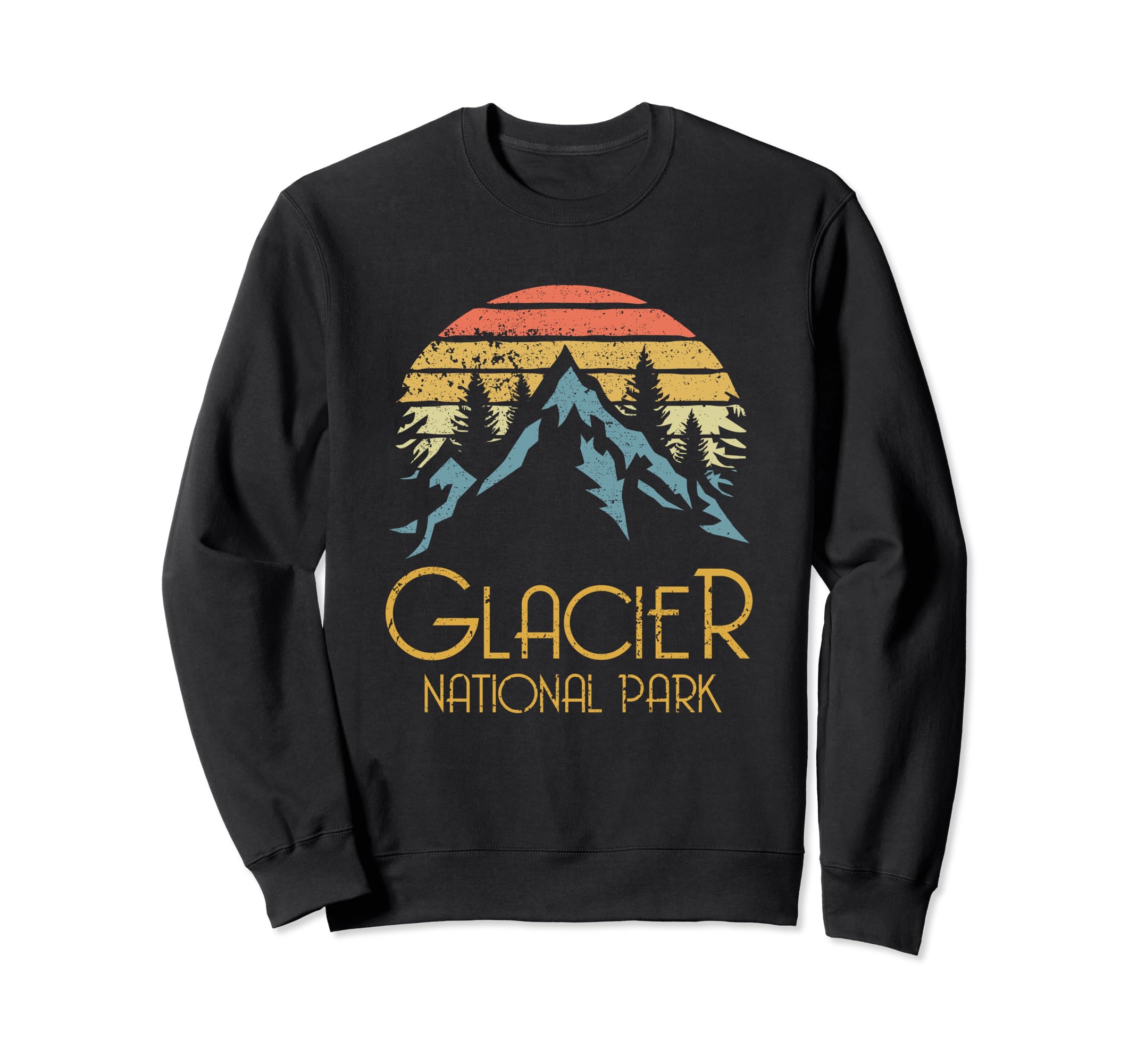 Glacier National Park Montana Sweat T-Shirt - Novelty Apparel Men Women - T-Shirt, Sweatshirt, Hoodie