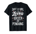 Just Who Loves Soccer And Penguins T-Shirt - Streetwear Style for Adults - T-Shirt, Sweatshirt, Hoodie