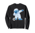 Soccer Dabbing Bigfoot Yeti Abominable Sweatshirt - Unique Graphic Unisex - T-Shirt, Sweatshirt, Hoodie