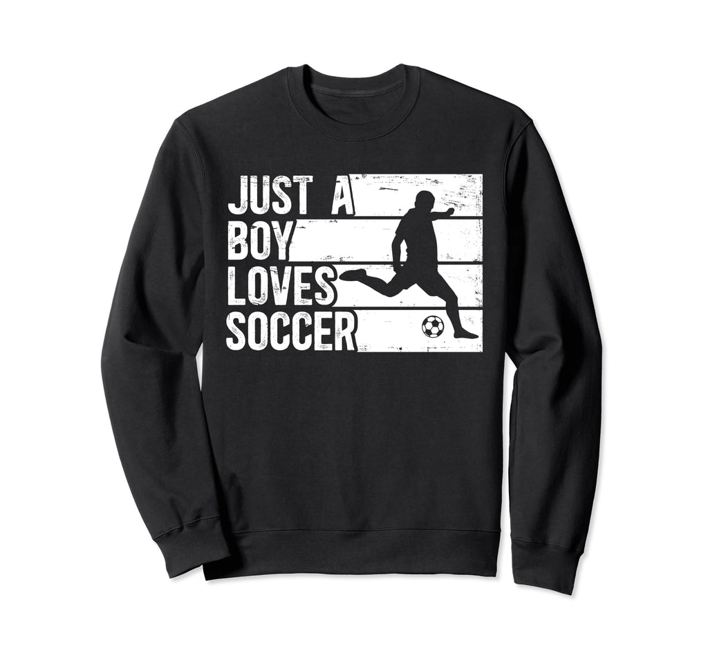 Funny Who Loves Soccer Sweatshirt - Streetwear Style Unisex - T-Shirt, Sweatshirt, Hoodie