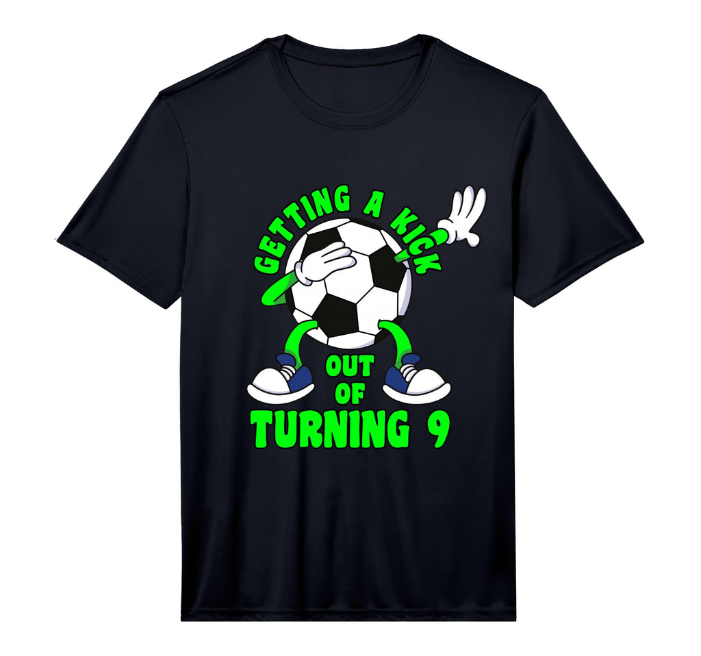 9 Year Old Happy 9Th Birthday Soccer T-Shirt - Novelty Apparel Men Women - T-Shirt, Sweatshirt, Hoodie