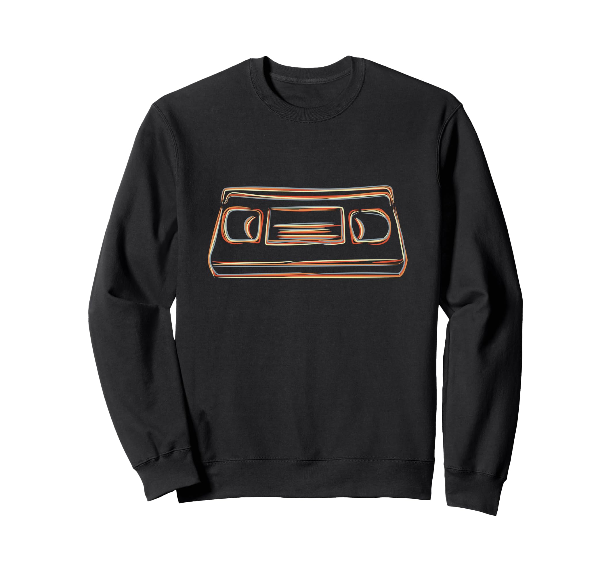 Vhs Cassette Tape Lover Sweatshirt - Graphic Print Men Women - T-Shirt, Sweatshirt, Hoodie