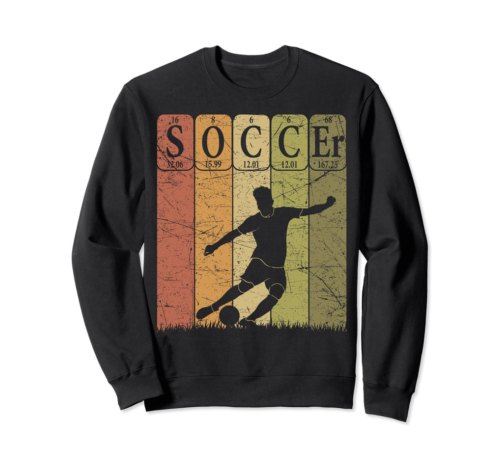 Soccer Periodic Table Elements Sweatshirt - Graphic Print for Adults - T-Shirt, Sweatshirt, Hoodie