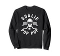 Ice Hockey Goalie Pop Pop Ice Sweatshirt - Aesthetic Graphic Men Women - T-Shirt, Sweatshirt, Hoodie
