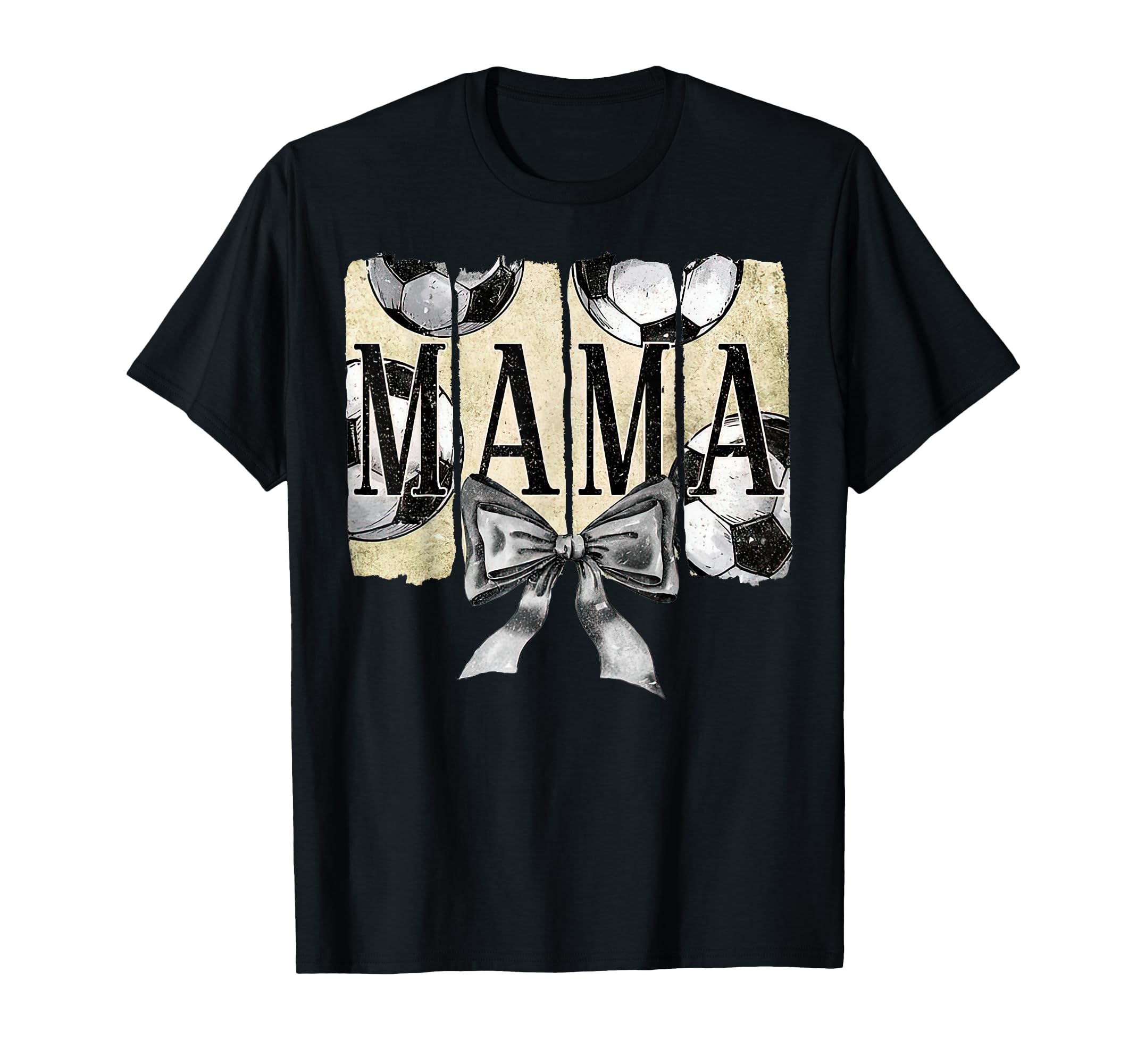 Soccer Coquette Mama Game Day Soccer T-Shirt - Minimalist Print for Adults - T-Shirt, Sweatshirt, Hoodie