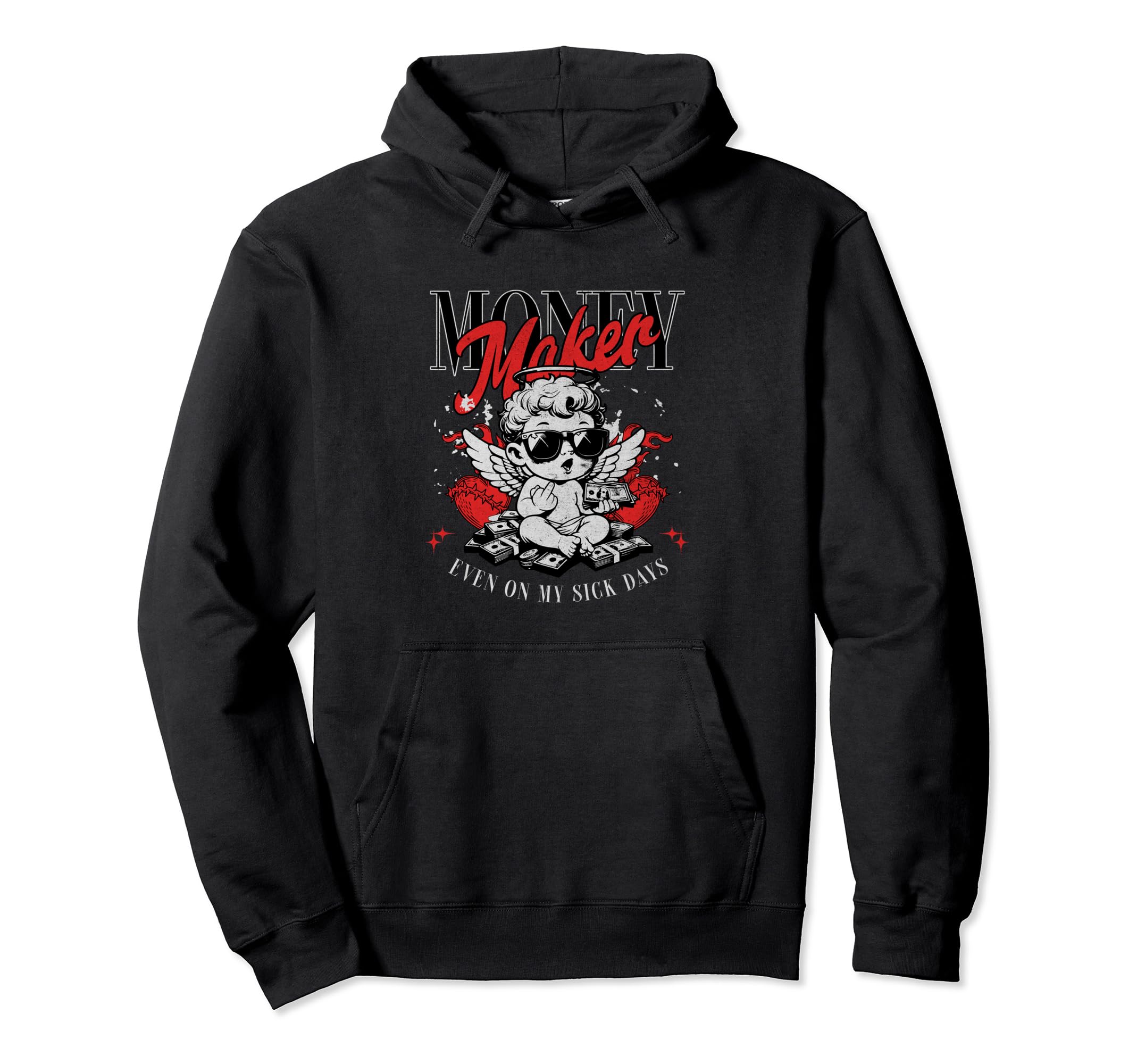 Gangster Hiphop Old School Hip Hoodie - Casual Everyday Wear for Adults - T-Shirt, Sweatshirt, Hoodie