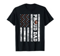 Proud Dad American Flag Funny Soccer T-Shirt - Minimalist Print for Adults - T-Shirt, Sweatshirt, Hoodie