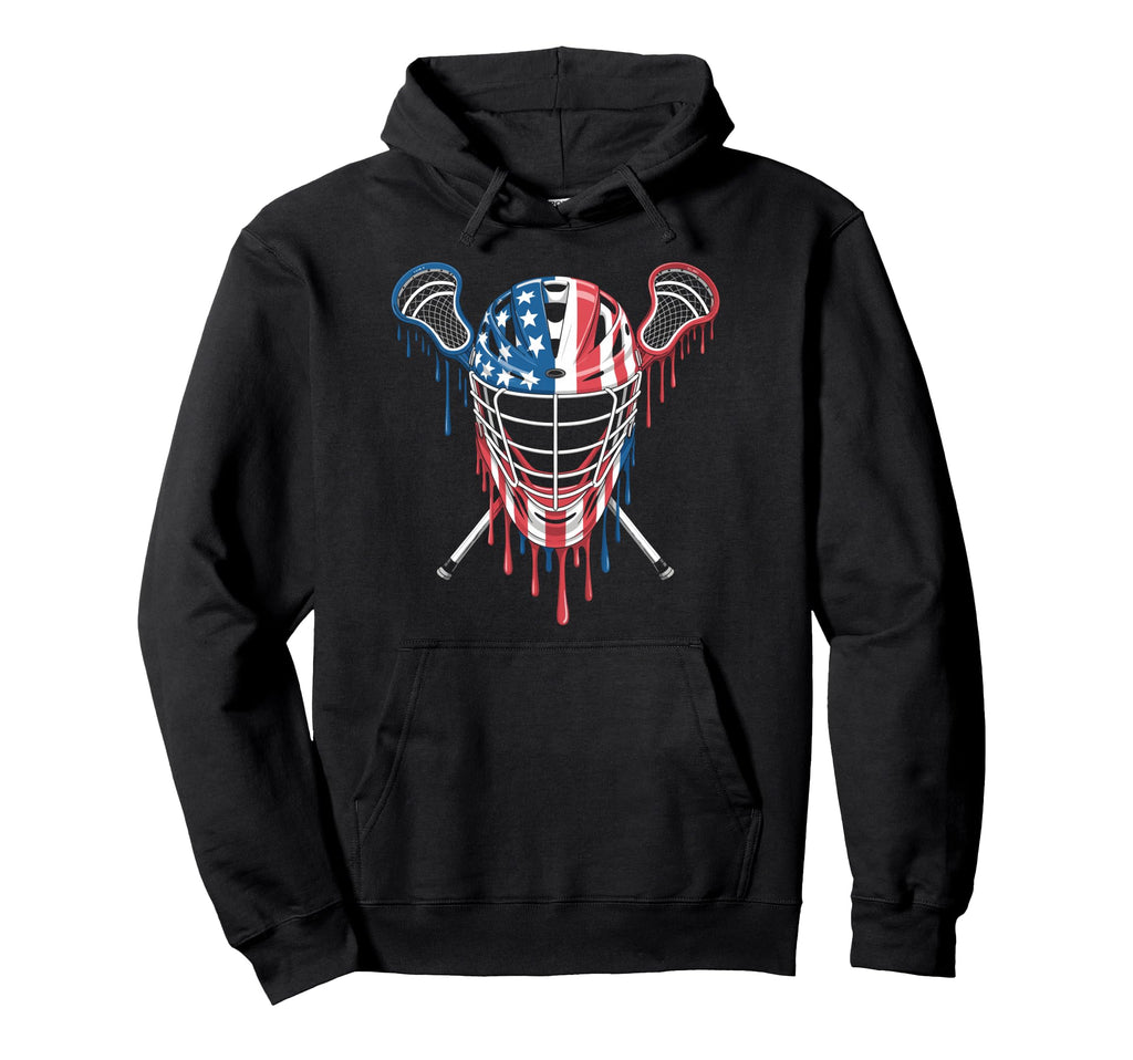 Lacrosse Goalie Lax Goalkeeper America Hoodie - Streetwear Style Unisex - T-Shirt, Sweatshirt, Hoodie