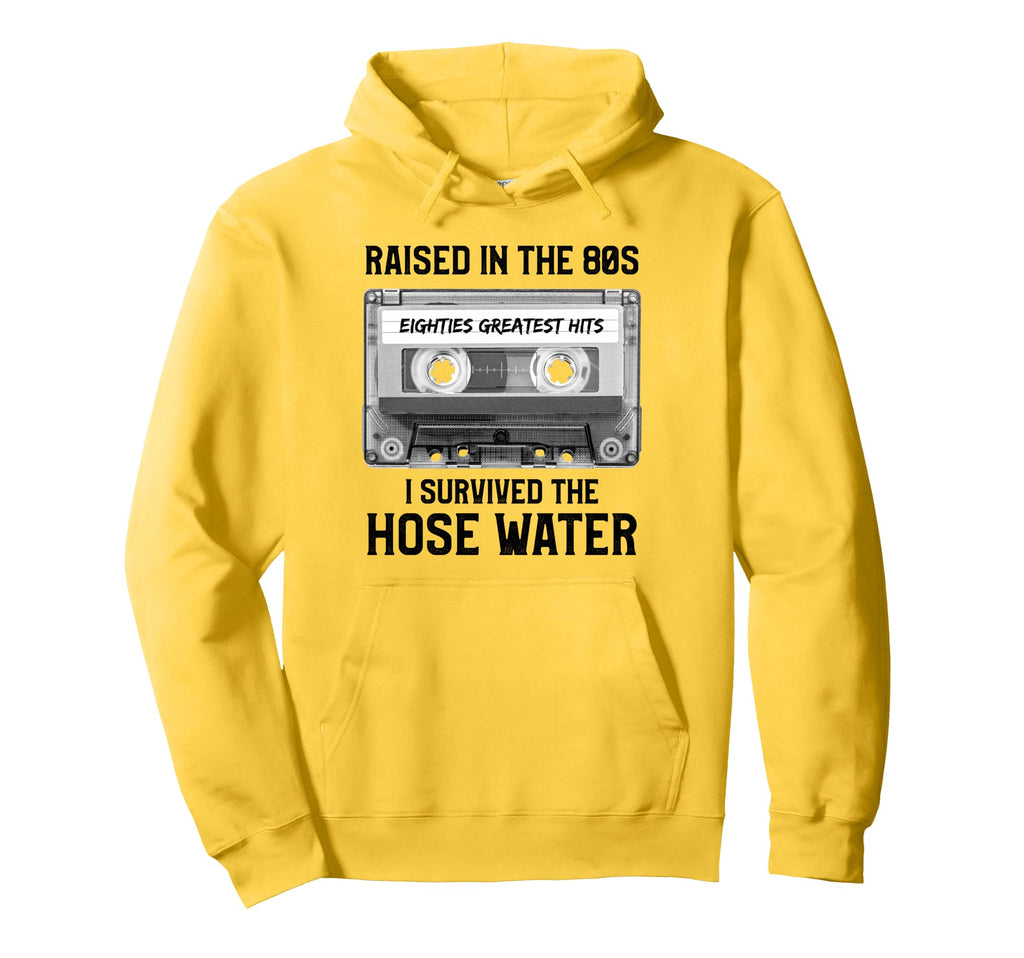 Raised 80S Hose Water Cassette Tape Funny Hoodie - Custom Art Print Unisex - T-Shirt, Sweatshirt, Hoodie