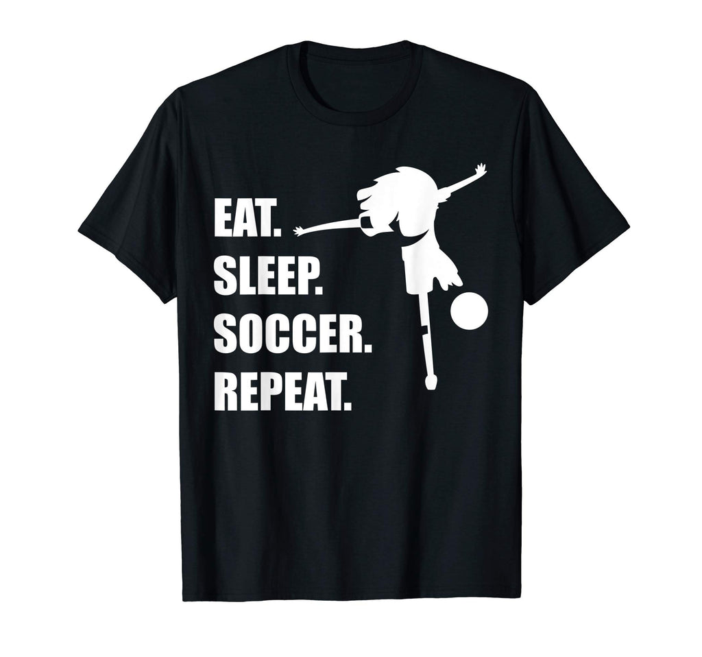 Eat Sleep Soccer Repeat Soccer Player T-Shirt - Unique Graphic Unisex - T-Shirt, Sweatshirt, Hoodie