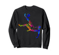 Colorful Soccer Bicycle Kick Sweatshirt - Fun Novelty Design for Adults - T-Shirt, Sweatshirt, Hoodie