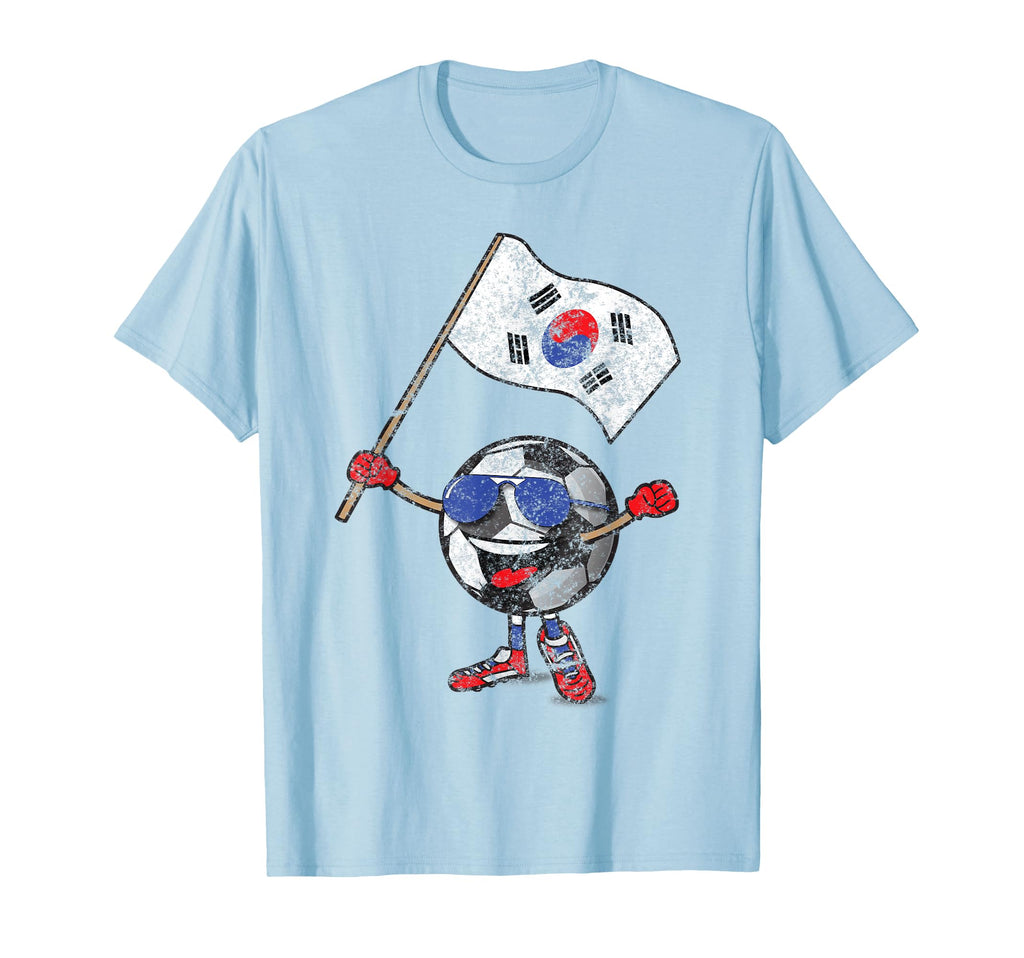 South Korea Soccer Ball Football T-Shirt - Casual Everyday Wear Unisex - T-Shirt, Sweatshirt, Hoodie