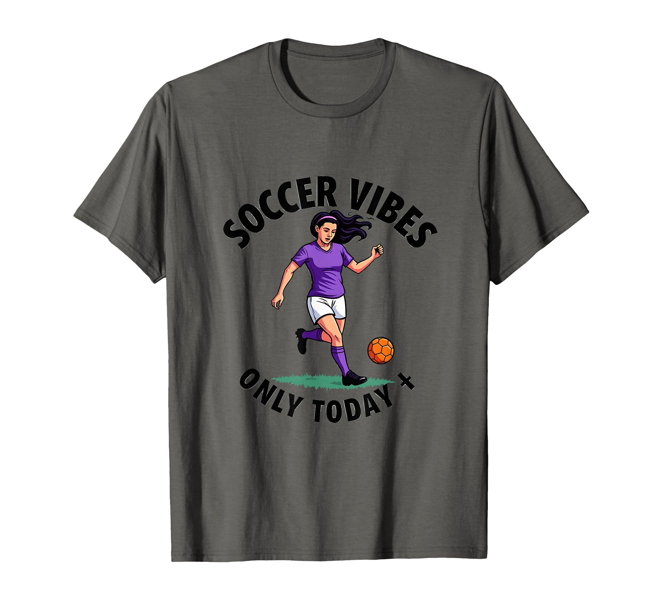 Soccer Vibes Only Today Womens T-Shirt - Novelty Apparel Men Women - T-Shirt, Sweatshirt, Hoodie