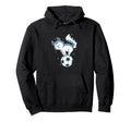 Husky Sled Dog Loves Soccer Snow Hoodie - Novelty Apparel for Adults - T-Shirt, Sweatshirt, Hoodie