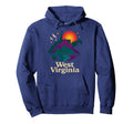 West Virginia Wv Day Sunrise Mountains Hoodie - Streetwear Style Unisex - T-Shirt, Sweatshirt, Hoodie