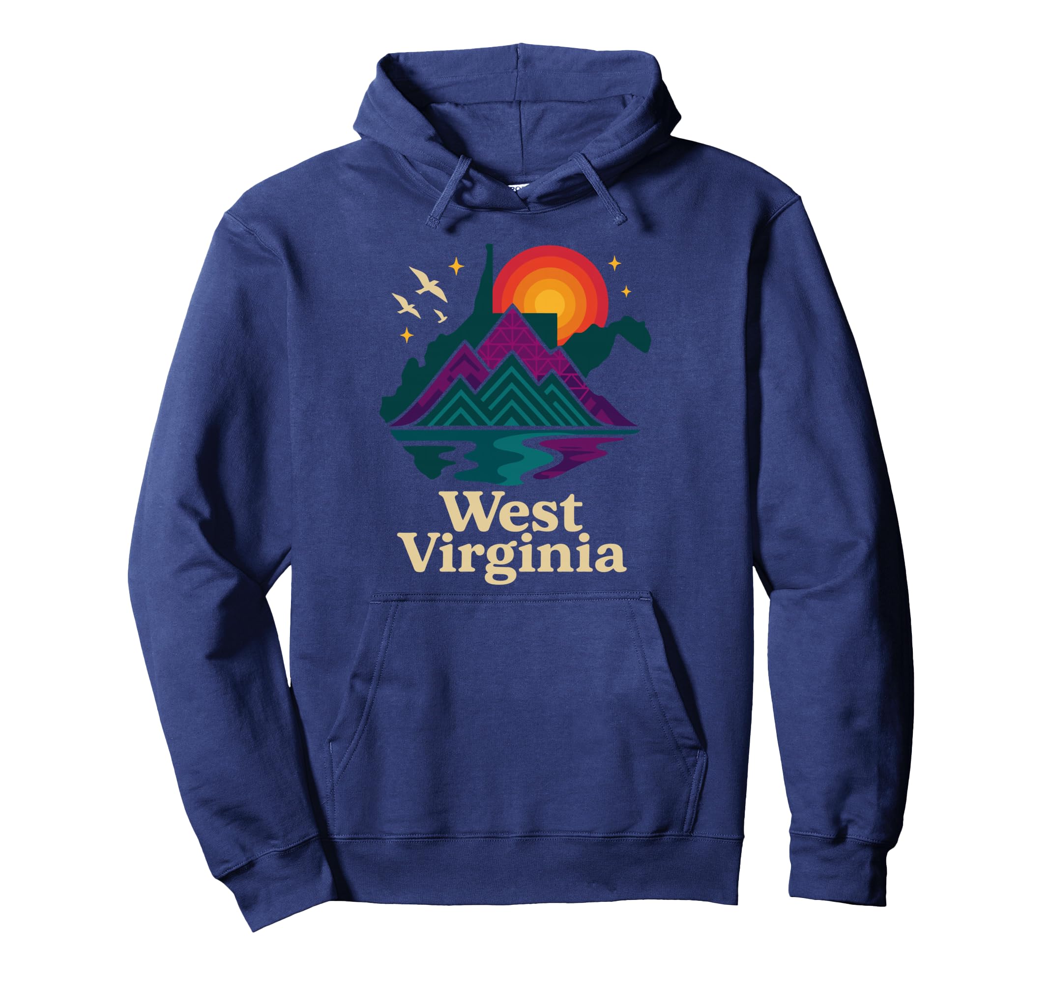 West Virginia Wv Day Sunrise Mountains Hoodie - Streetwear Style Unisex - T-Shirt, Sweatshirt, Hoodie
