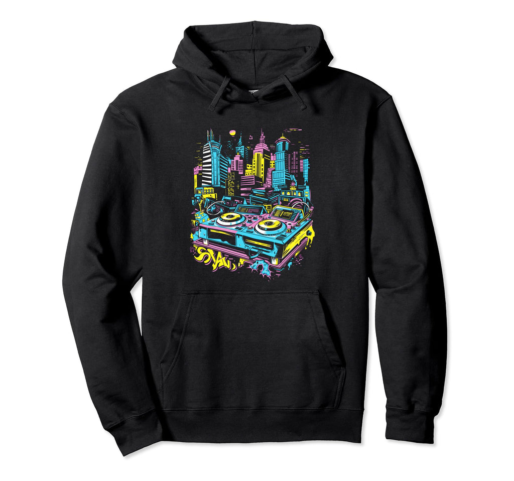 90S Hop Graffiti Oldschool Rap Boom Dj Hoodie - Aesthetic Graphic Unisex - T-Shirt, Sweatshirt, Hoodie