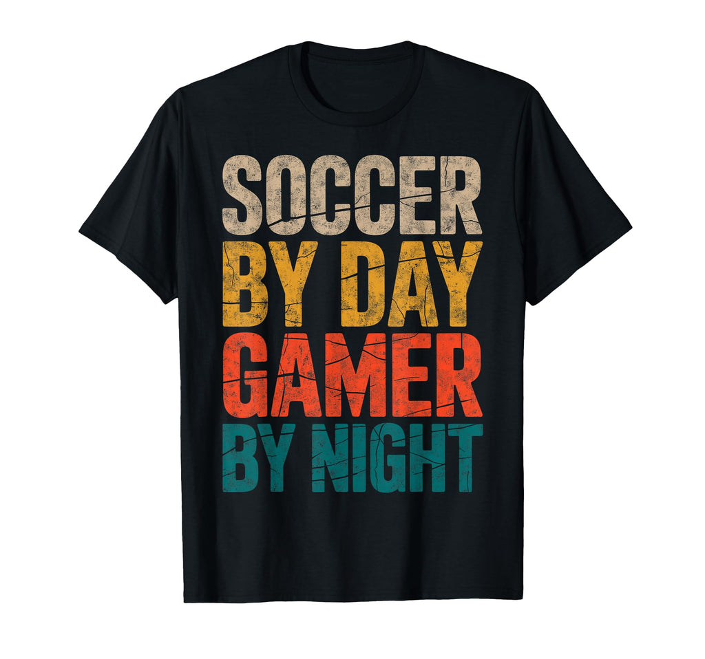 Soccer Day Gamer Night Video Game T-Shirt - Fun Novelty Design Men Women - T-Shirt, Sweatshirt, Hoodie