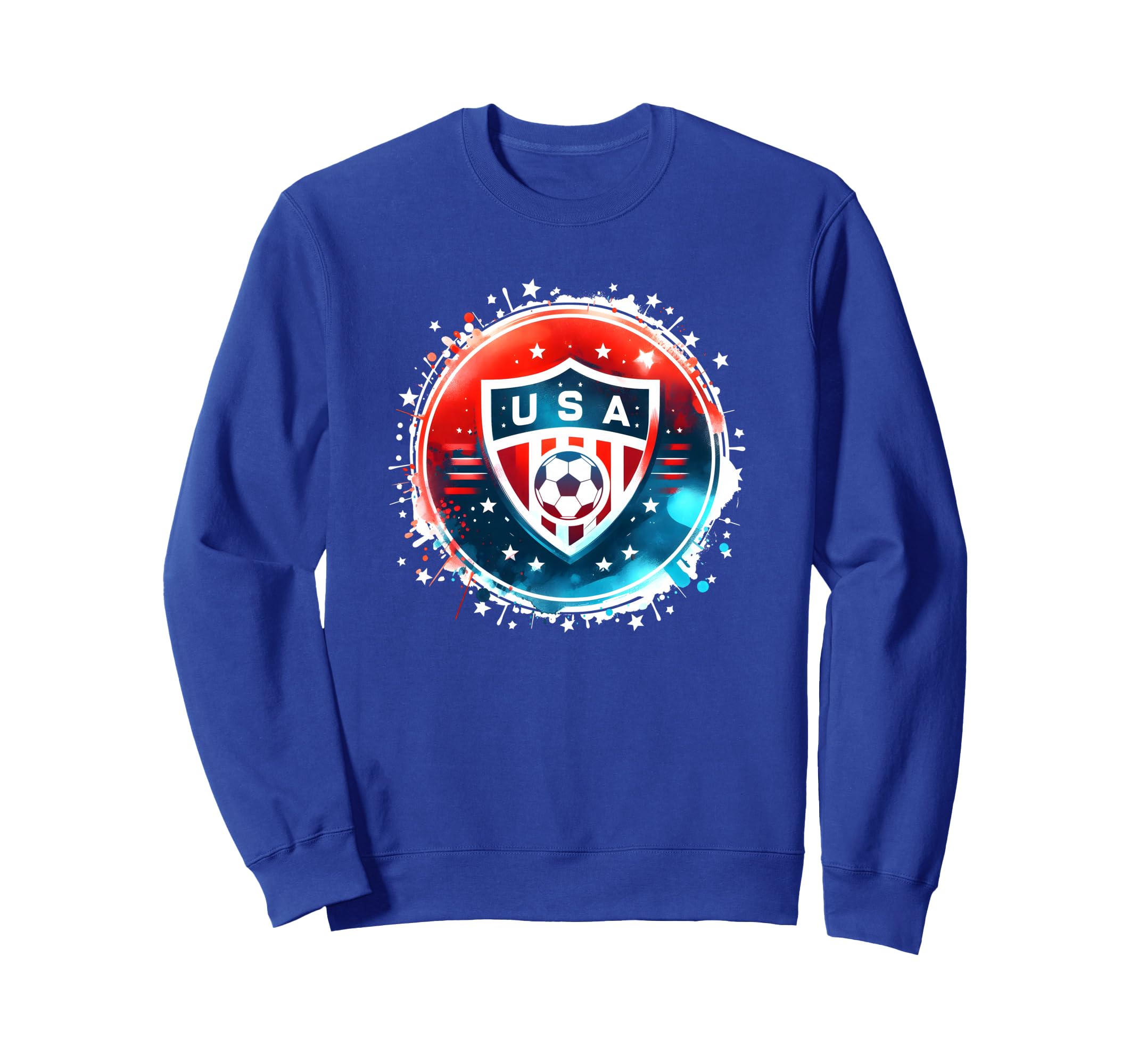 American Flag Soccer Teen Soccer Sweatshirt - Aesthetic Graphic Men Women - T-Shirt, Sweatshirt, Hoodie