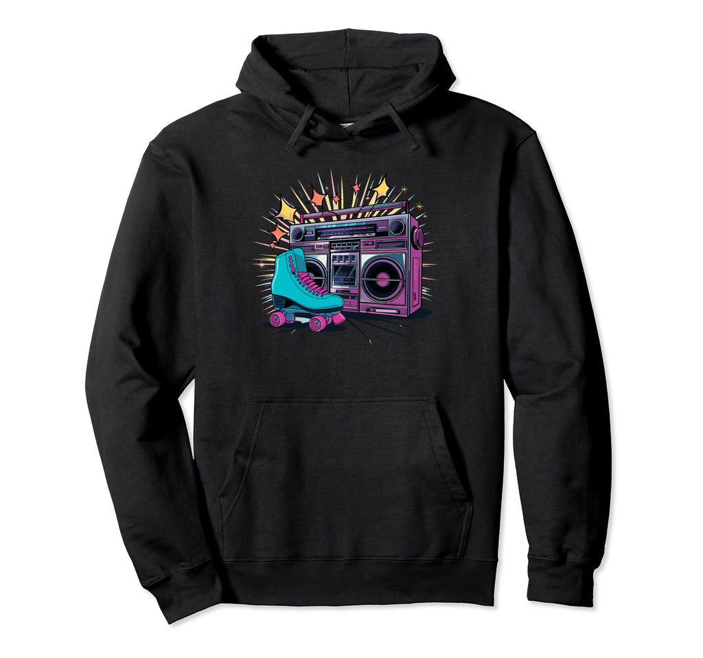 Rollerskates Funny 80S Roller Skating Hoodie - Casual Everyday Wear Unisex - T-Shirt, Sweatshirt, Hoodie