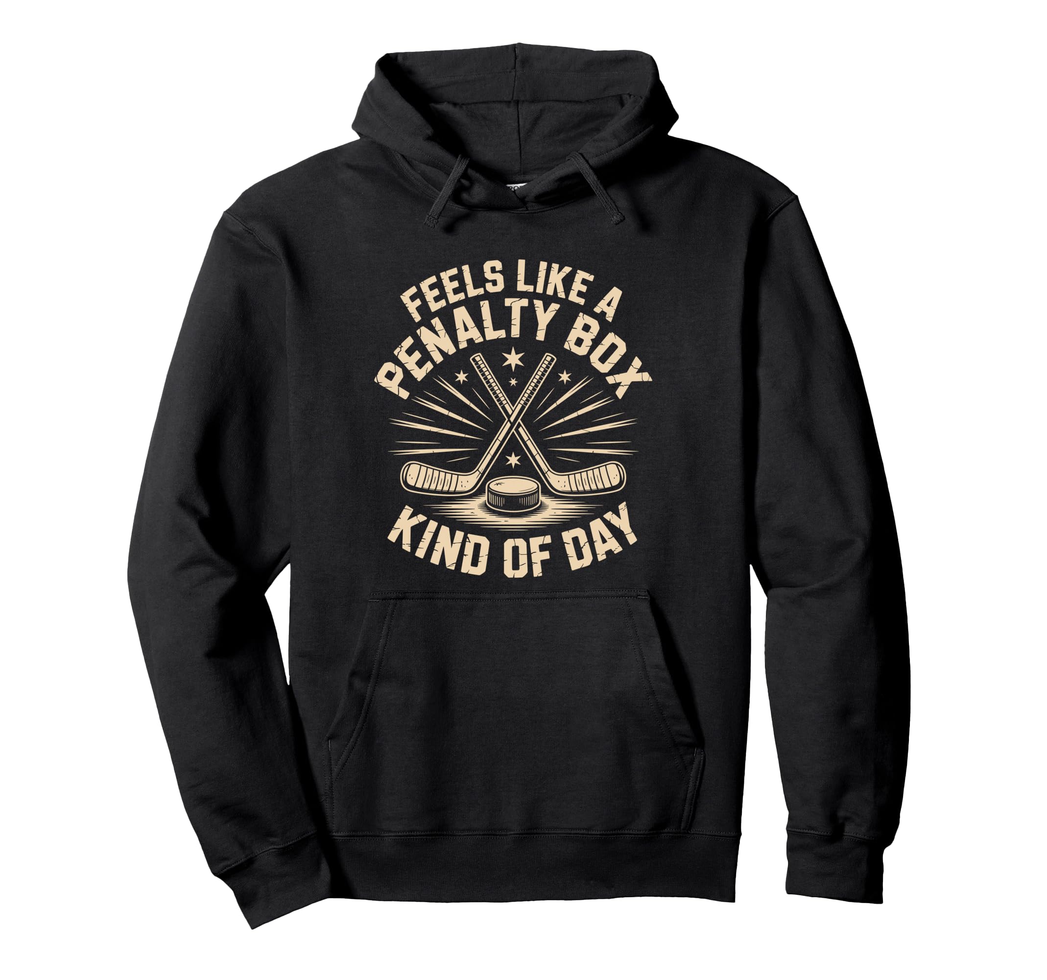 Feels Like Penalty Box Kind Day Ice Hoodie - Fun Novelty Design Unisex - T-Shirt, Sweatshirt, Hoodie