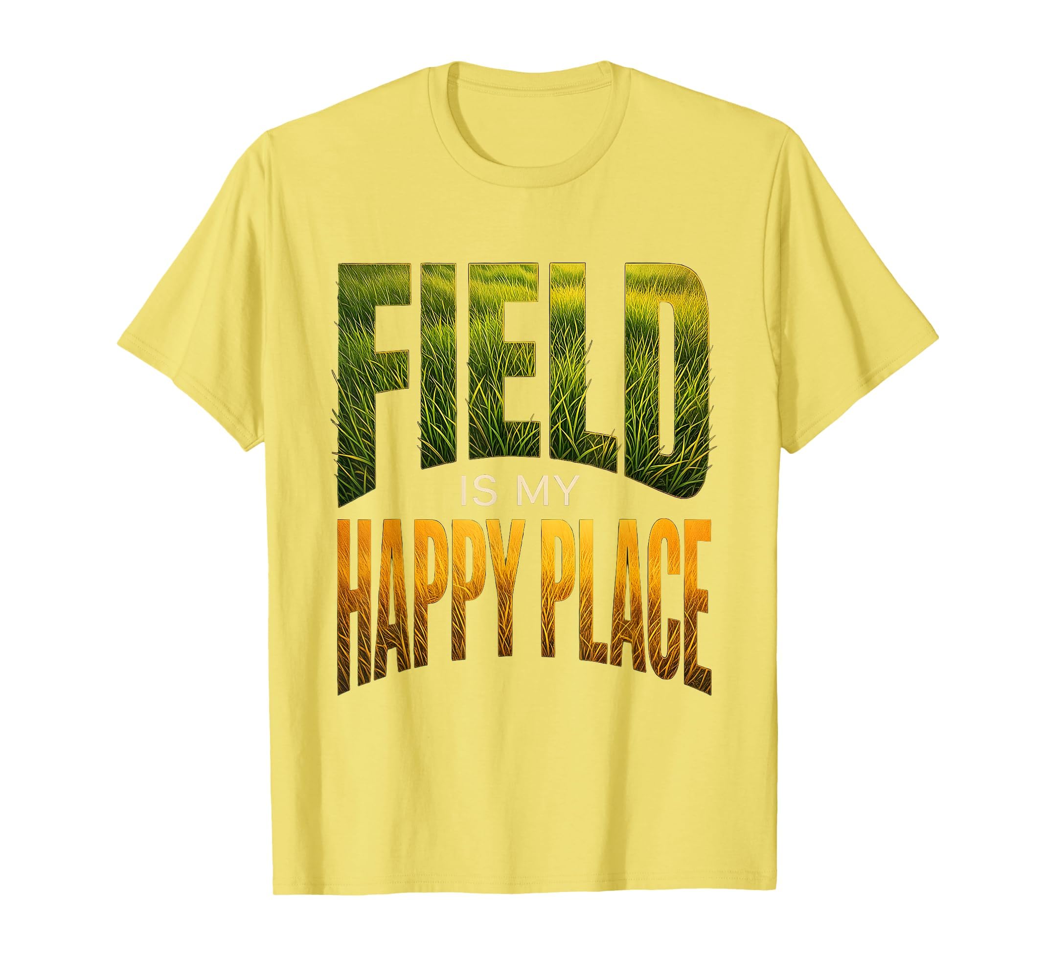 Field Is My Happy Place Soccer Lover T-Shirt - Unique Graphic Unisex - T-Shirt, Sweatshirt, Hoodie