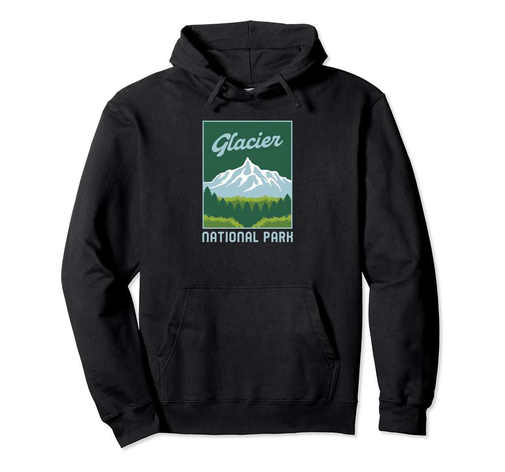 Glacier National Park Montana Vacation Hoodie - Streetwear Style Unisex - T-Shirt, Sweatshirt, Hoodie