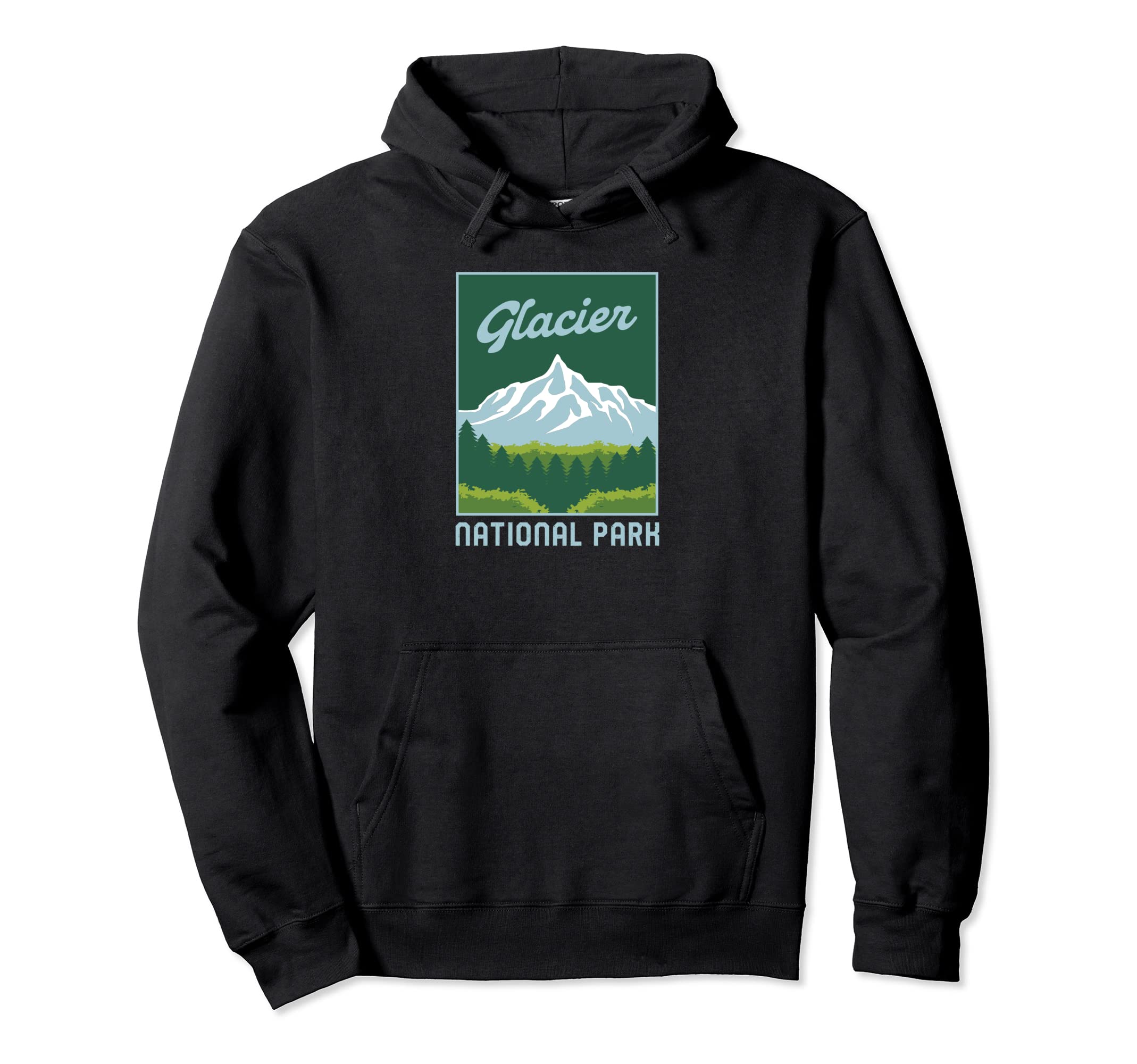 Glacier National Park Montana Vacation Hoodie - Streetwear Style Unisex - T-Shirt, Sweatshirt, Hoodie