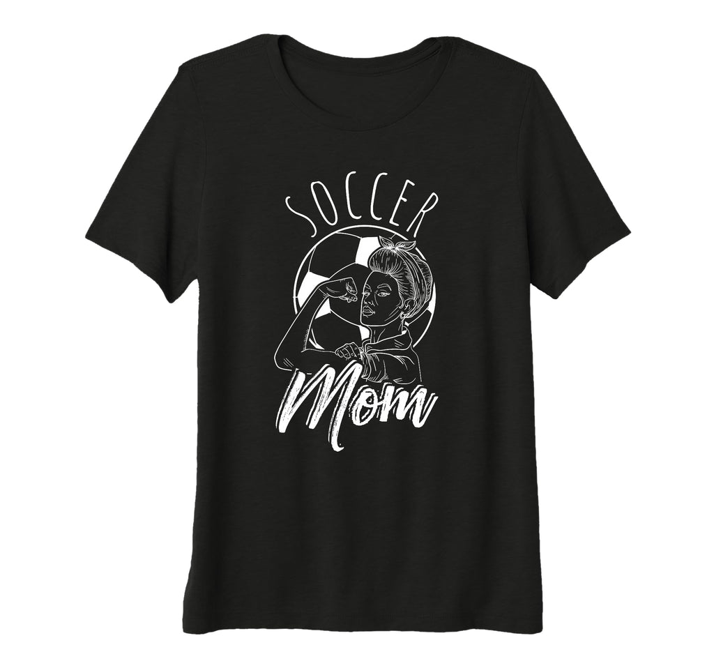 Womens Soccer Mom Sport Athlete Family T-Shirt - Unique Graphic Unisex - T-Shirt, Sweatshirt, Hoodie