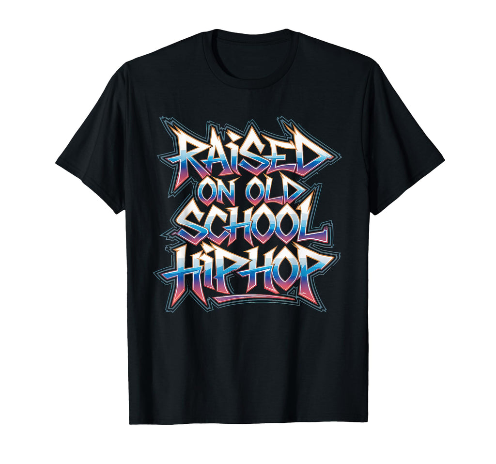 Raised Old School Hip Hop Cassette T-Shirt - Minimalist Print Unisex - T-Shirt, Sweatshirt, Hoodie